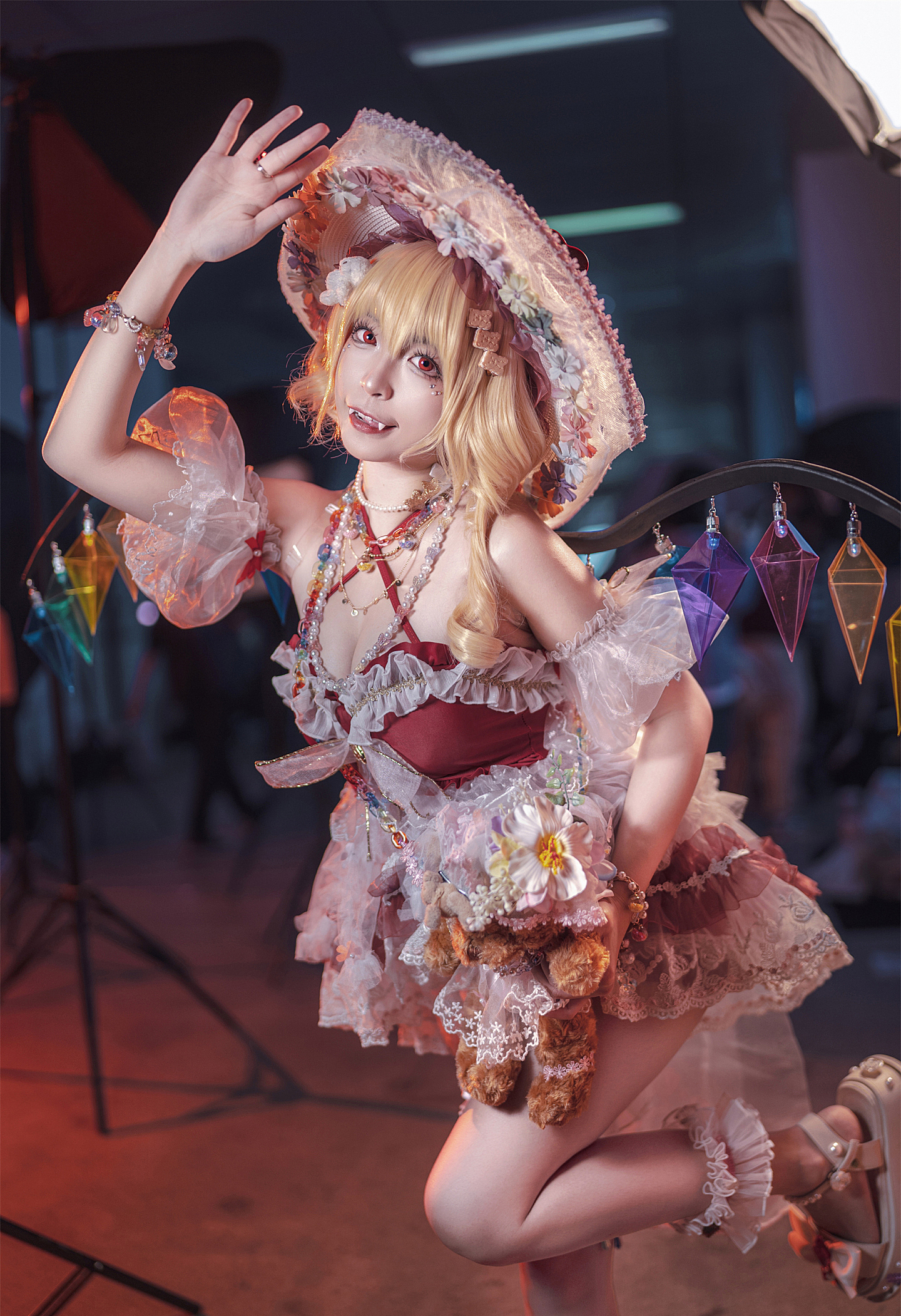 芙兰泳装cosplay