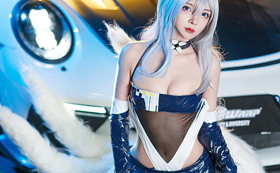 【cos正片】《碧蓝航线》信浓赛车娘cosplay欣赏@妍子坚不可摧