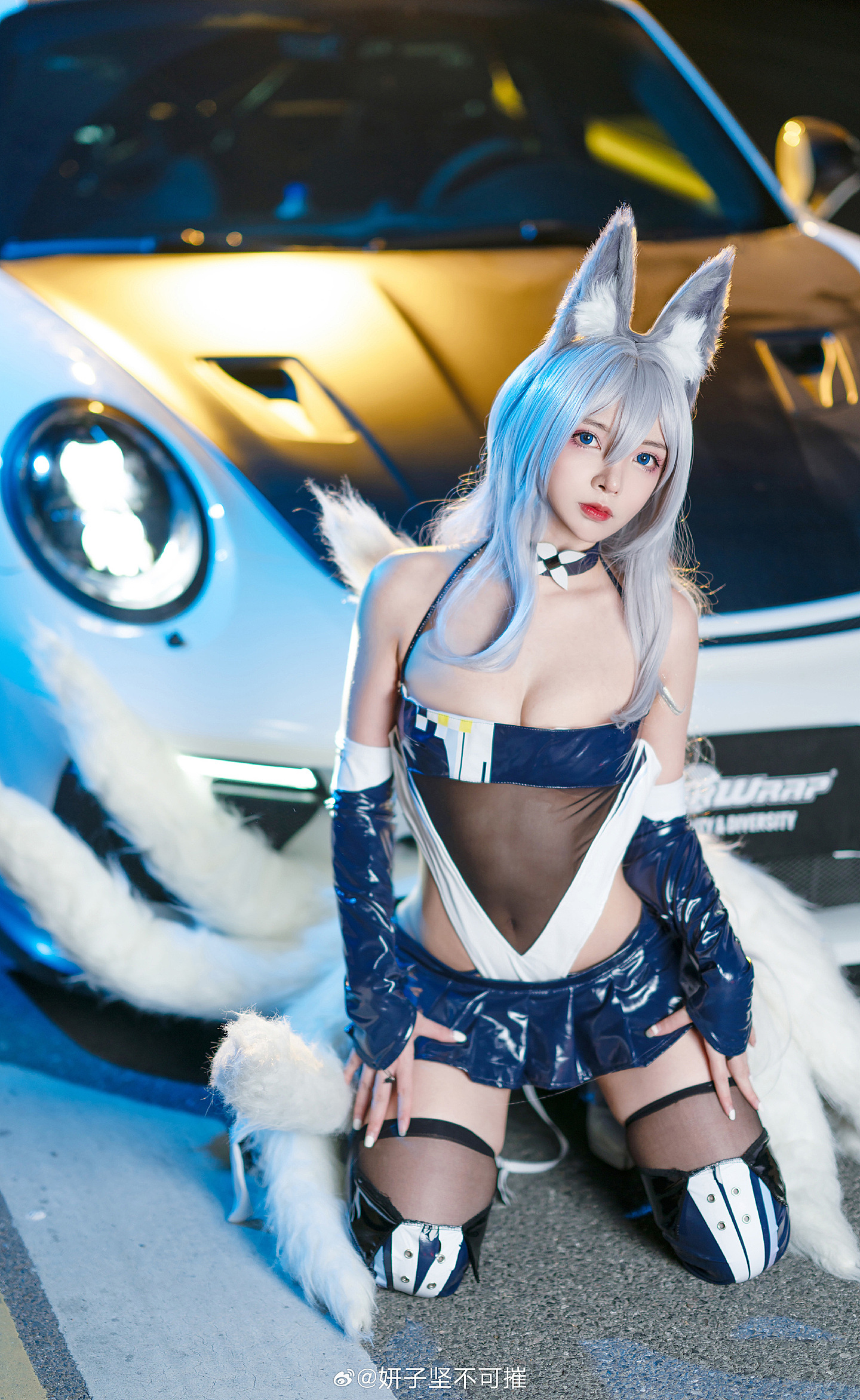 【cos正片】《碧蓝航线》信浓赛车娘cosplay欣赏@妍子坚不可摧