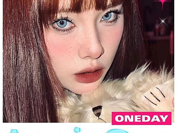 【日抛上新】AnnieOne阿树美瞳 涩谷辣妹“纯欲狂跳之心” 国庆趣玩节